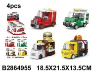 конструктор Машинки с едой (4 шт.блок) (36) конструктор Машинки с едой (4 шт.блок) (36)